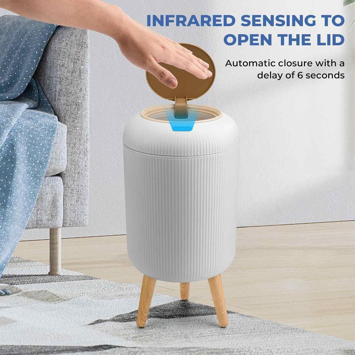 Motion Sensor Trash Can