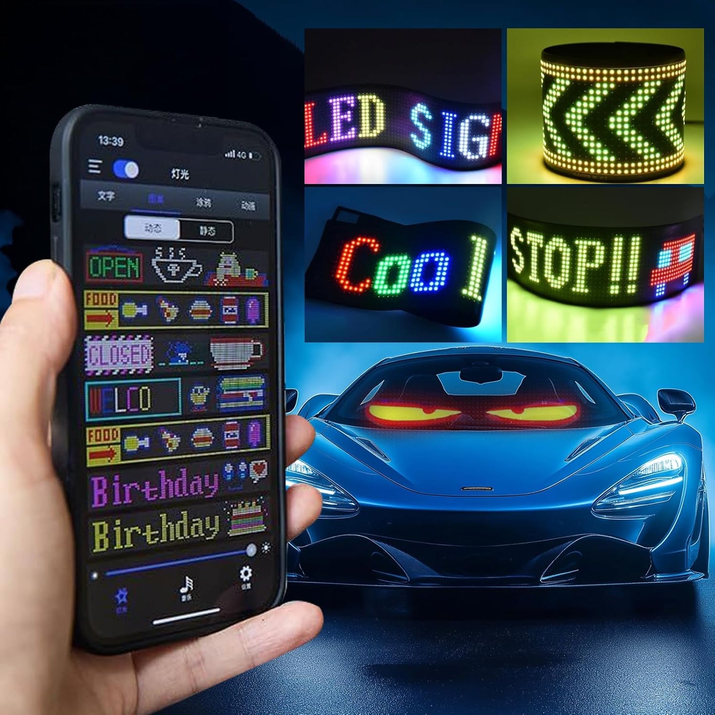Vibrant LED Devil Eyes Light